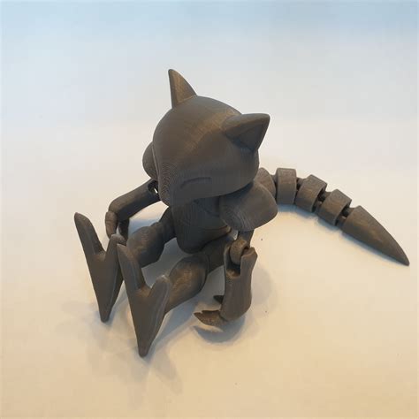 stl abra|STL file Articulated Pokemon Abra ・3D printable model.